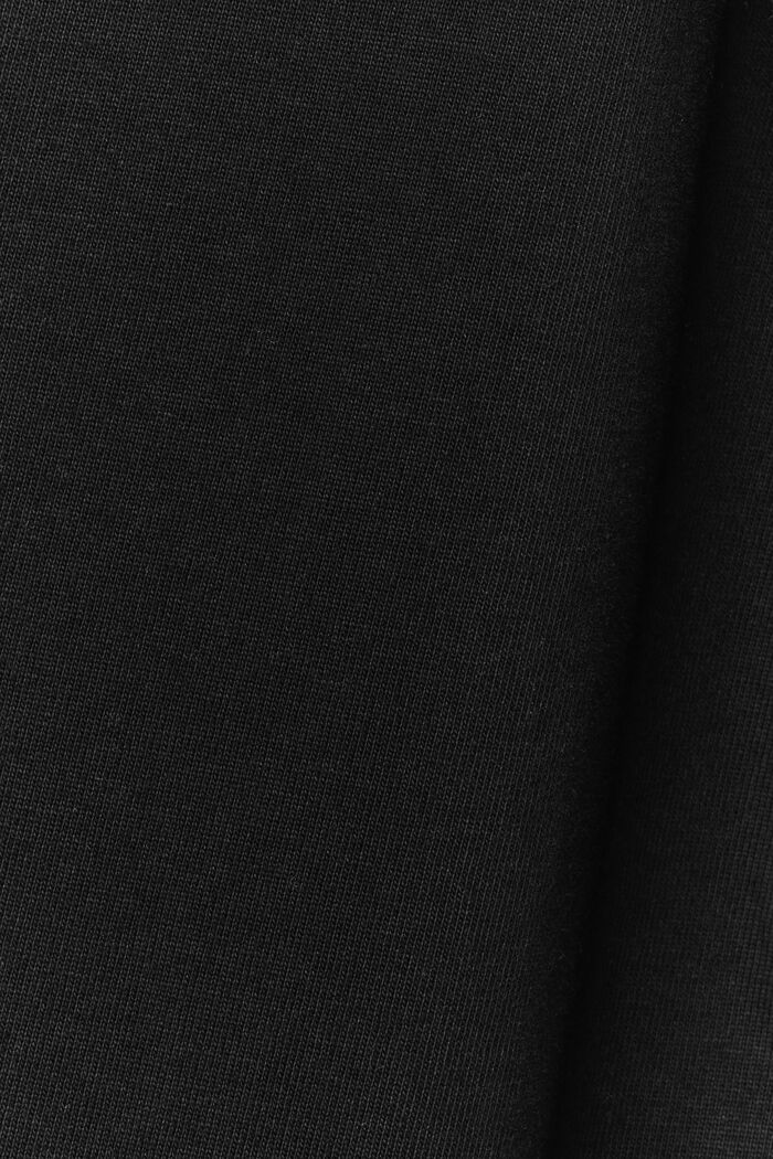 Uniseks T-shirt van katoen-jersey met logo, BLACK, detail image number 5