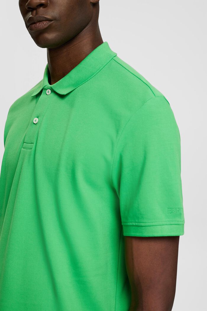 Polo coupe Slim Fit, GREEN, detail image number 2