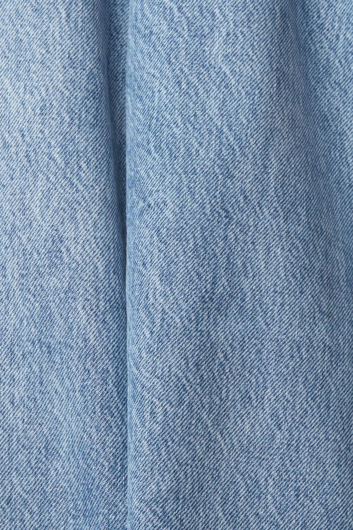 Jean taille haute, coupe dad, TENCEL™, BLUE MEDIUM WASHED, detail image number 6