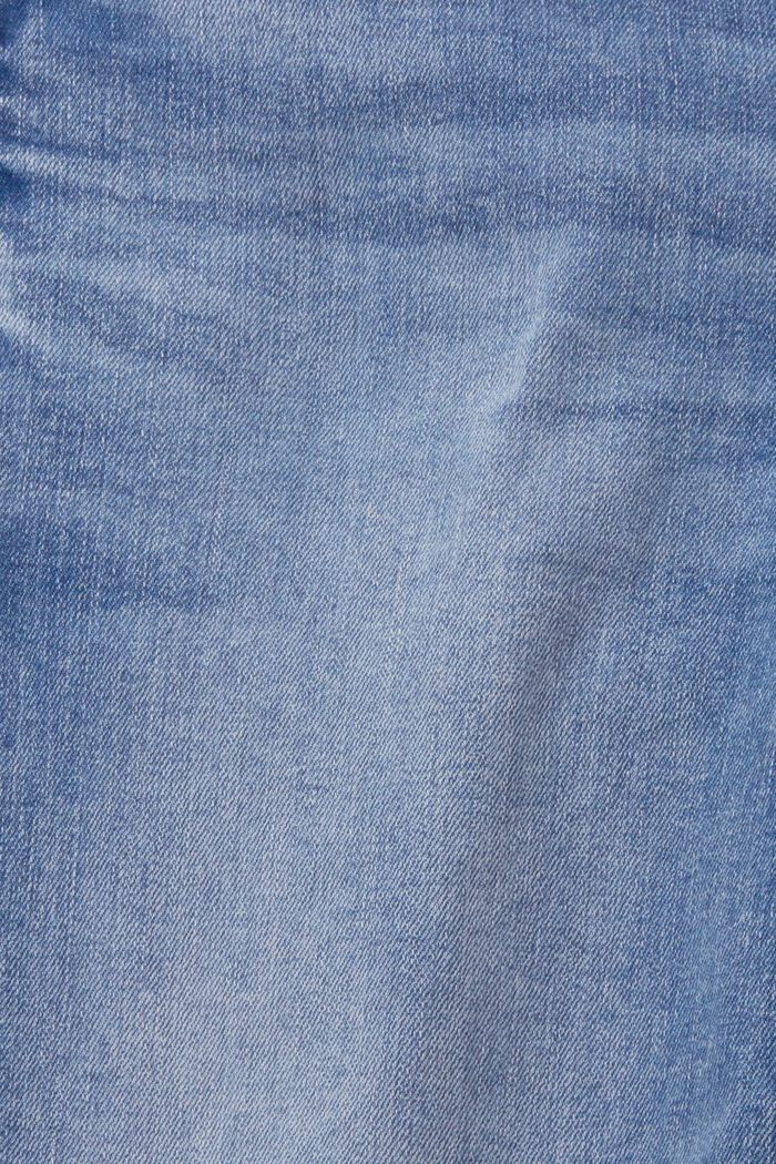 Jean en coton biologique mélangé, BLUE MEDIUM WASHED, detail image number 6