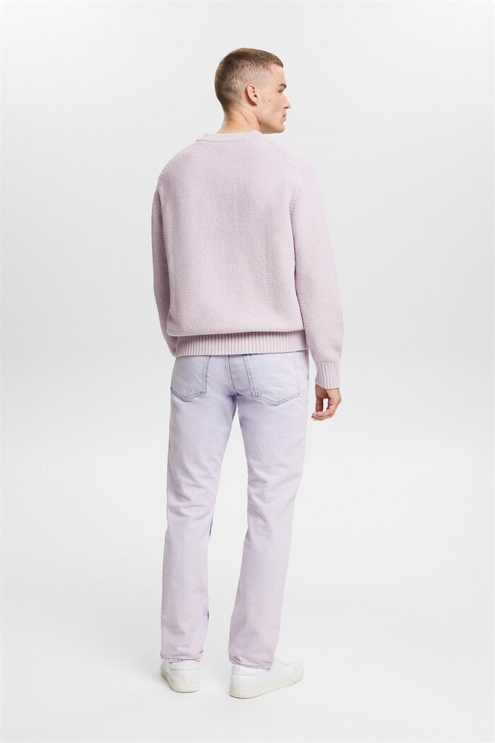 Jeans met middelhoge taille en rechte pijpen, LAVENDER, detail image number 2