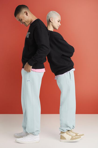 Pantalon de jogging unisexe en maille polaire de coton orné d’un logo