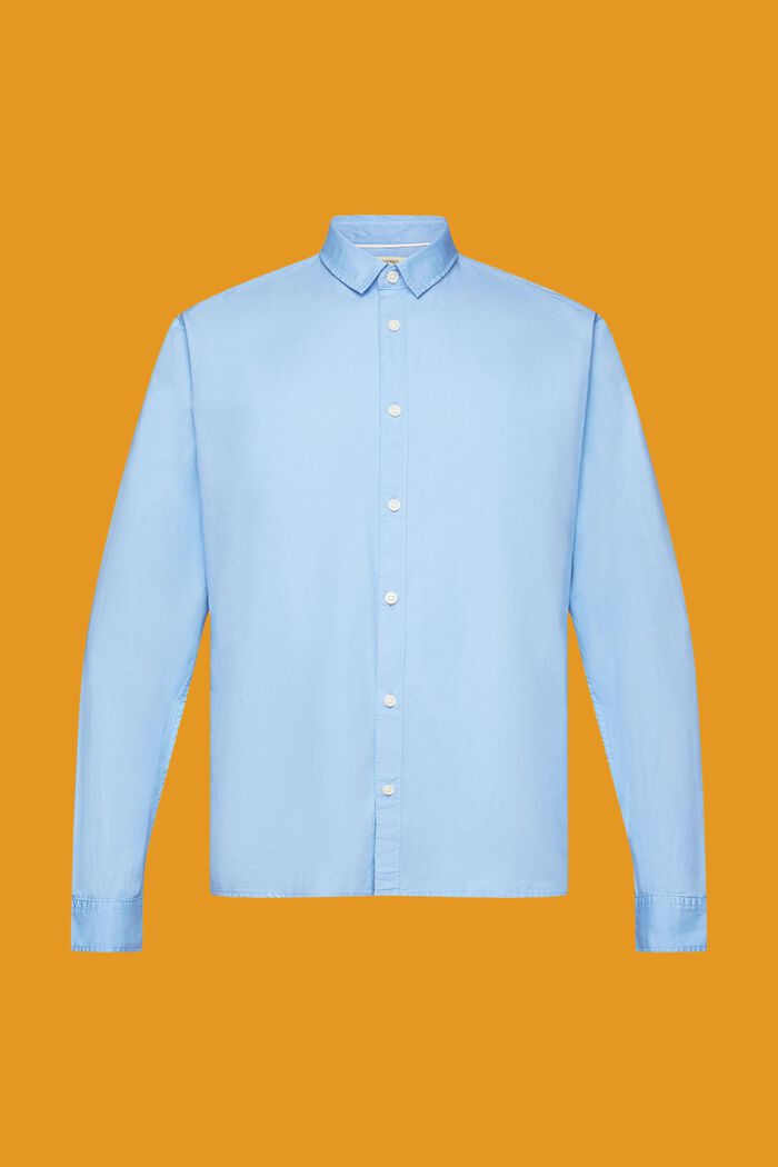 Slim fit, duurzaam katoenen overhemd, LIGHT BLUE, detail image number 6