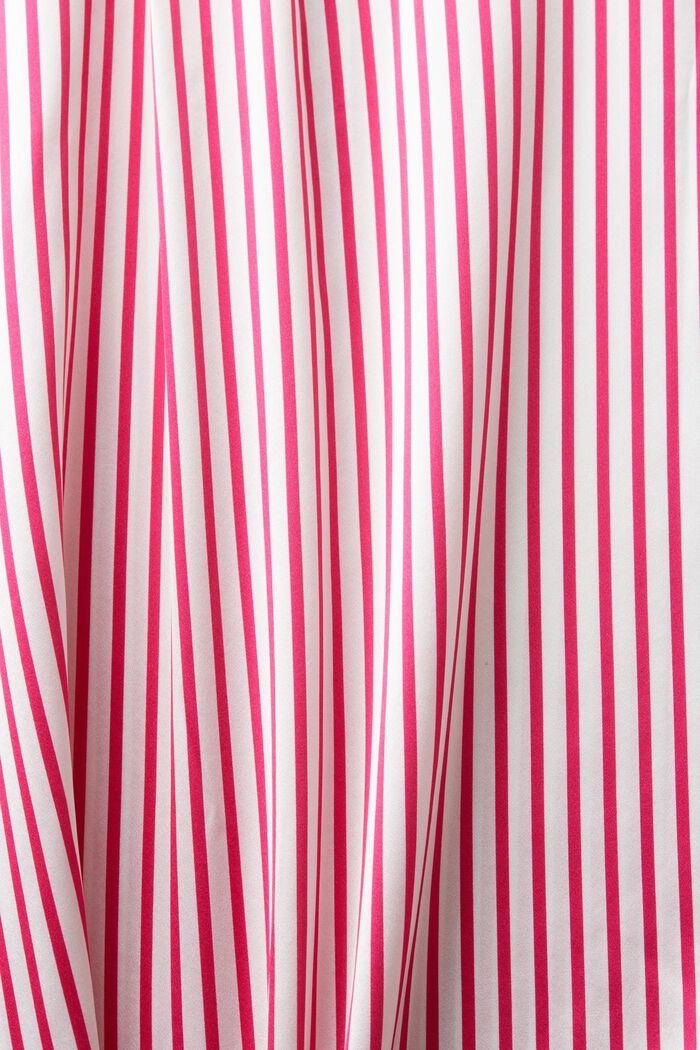 Gestreept overhemd van zijde, PINK FUCHSIA, detail image number 5