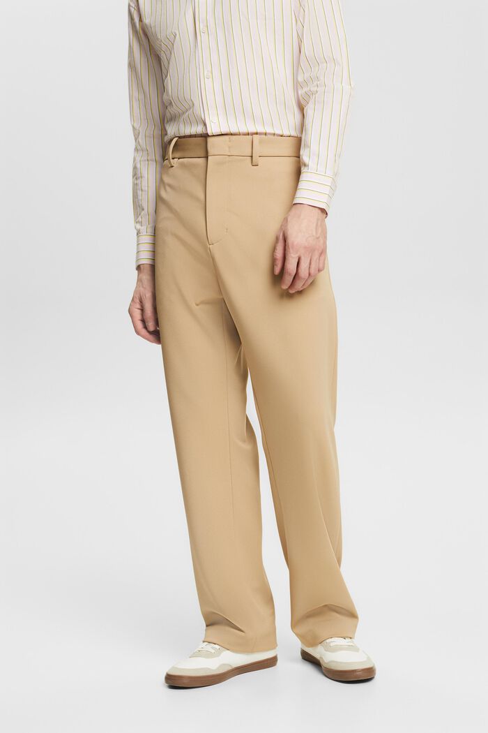 Pantalon en twill, BEIGE, detail image number 0