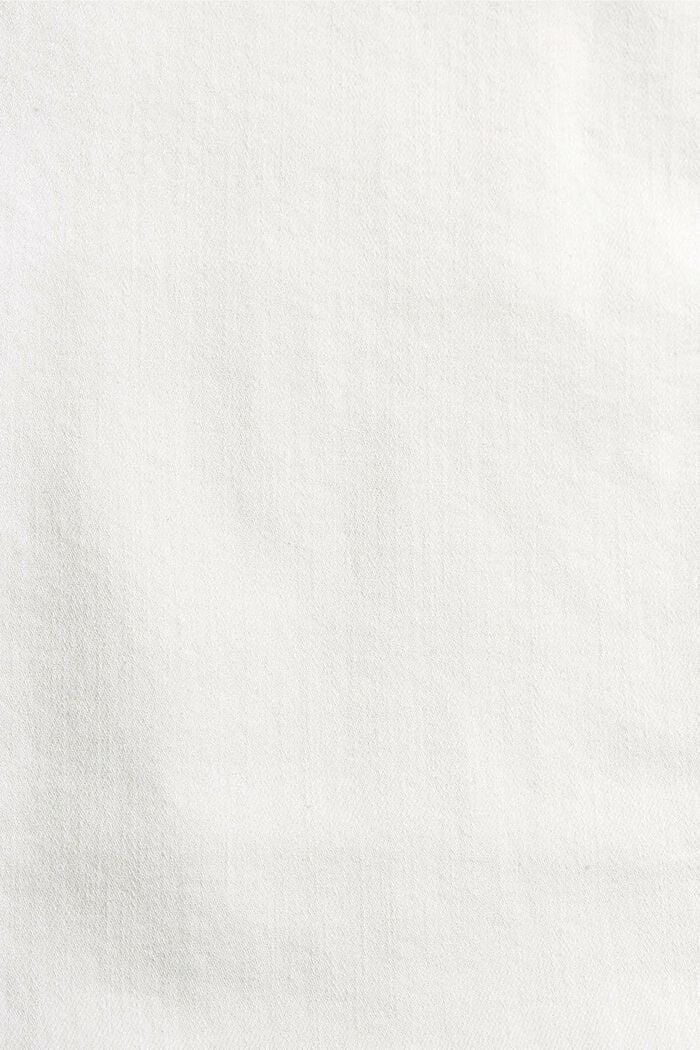 Wijde 7/8-broek met rafelige zoom, OFF WHITE, detail image number 4