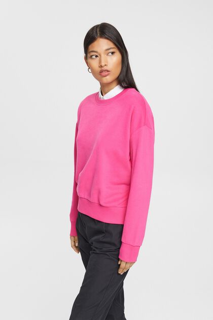 Sweat-shirt de coupe Relaxed Fit, PINK FUCHSIA, overview