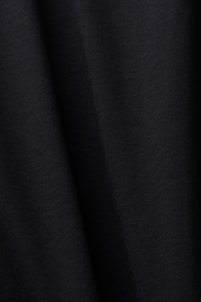 T-shirt en jersey de coton biologique, BLACK, detail image number 4