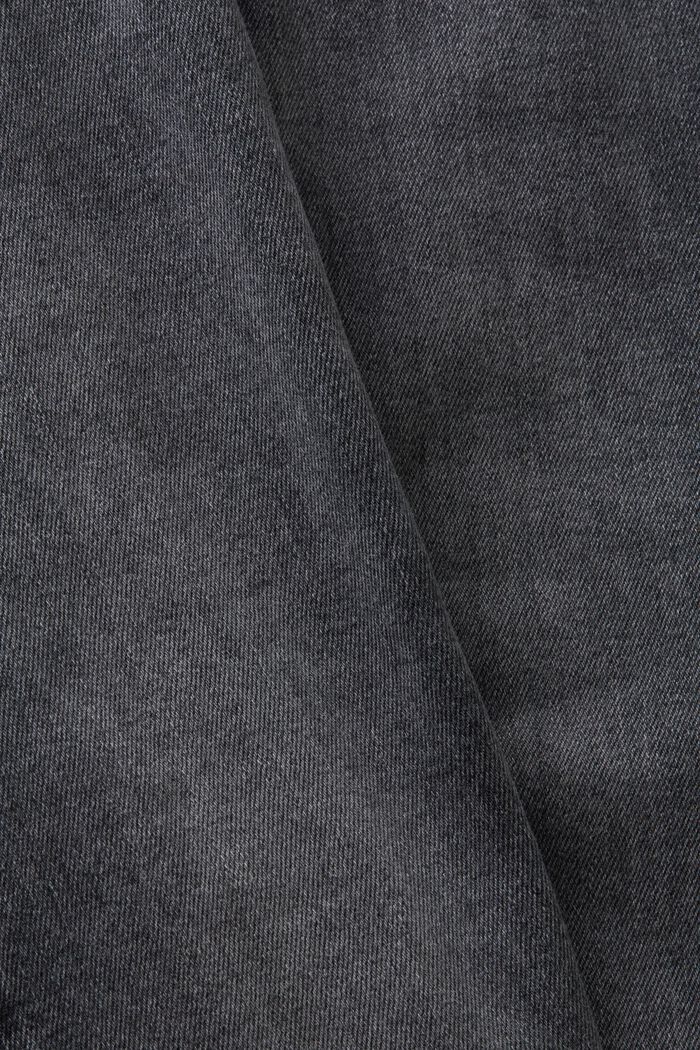 Skinny jeans met middelhoge taille, BLACK DARK WASHED, detail image number 5