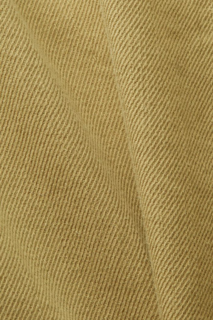 Boxy twill jas, PISTACHIO GREEN, detail image number 5