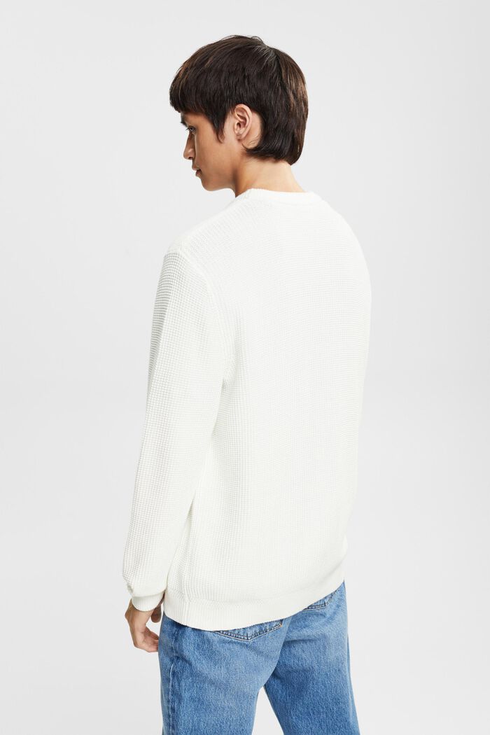 Sweatshirt van 100% katoen, OFF WHITE, detail image number 3
