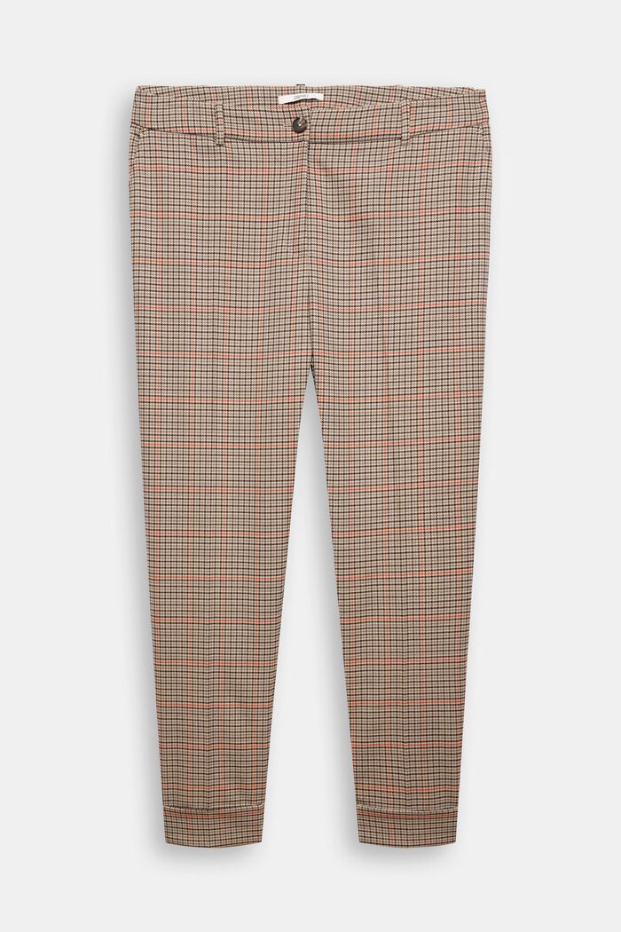 Pantalon en toile à carreaux, SAND, detail image number 2