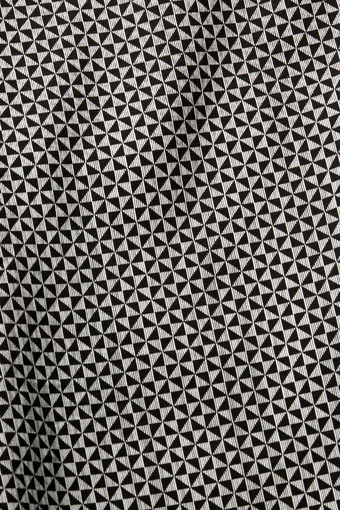 Pantalon en jersey à imprimé orné de dentelle, BLACK, detail image number 4