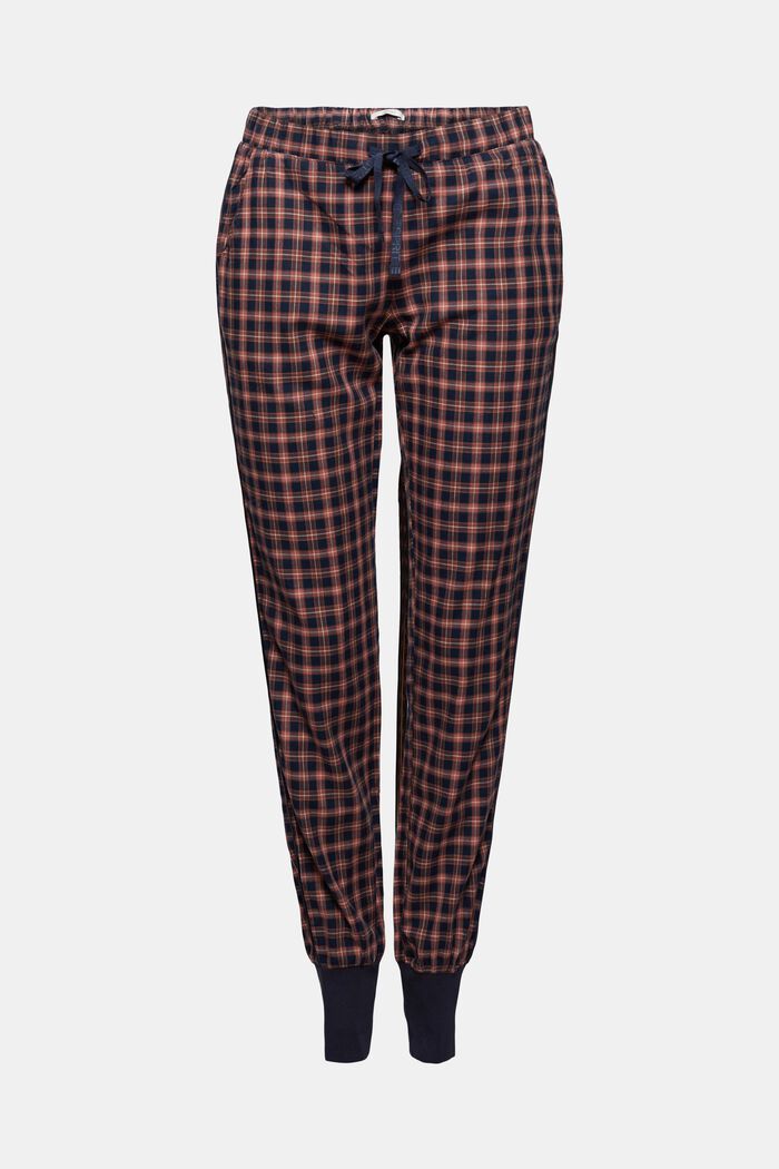 Pantalon de pyjama à carreaux, coton biologique