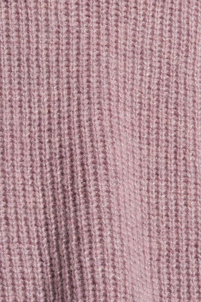 À teneur en laine/alpaga : le pull-over scintillant, MAUVE, detail image number 4