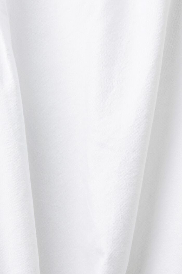 Katoenen blouse met een zak, WHITE, detail image number 5