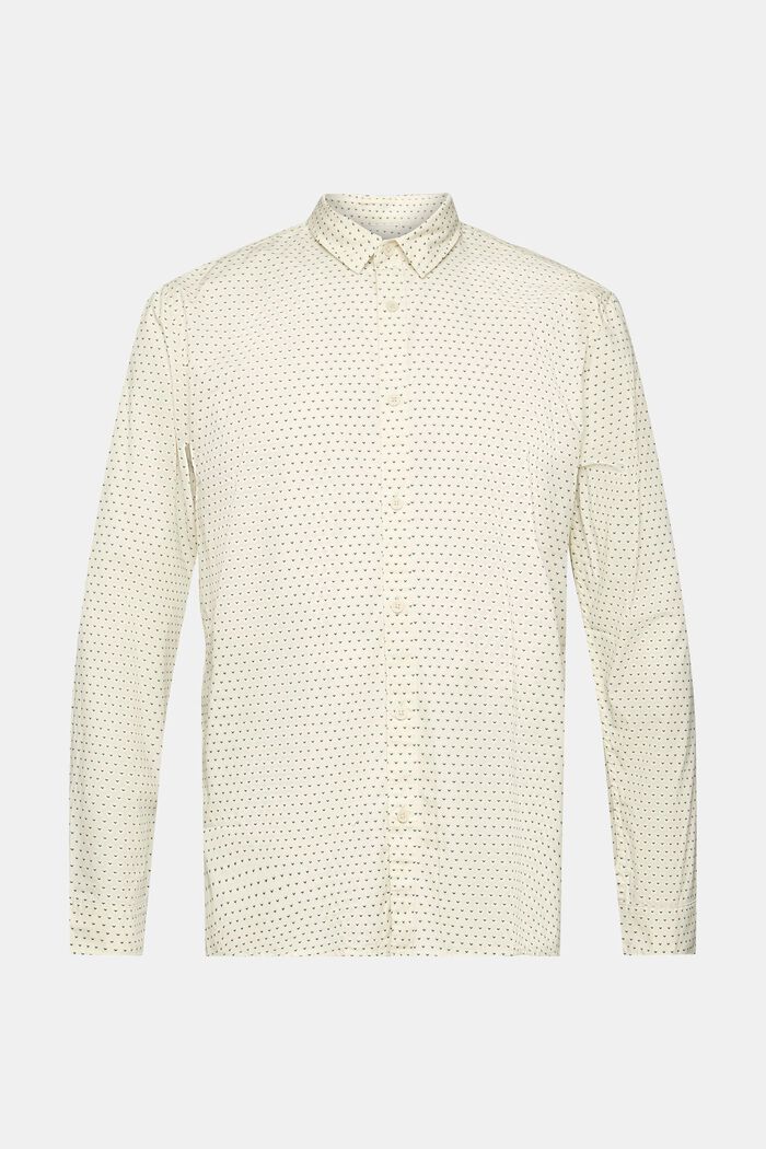 Slim fit-shirt met hartjesprint, ICE, detail image number 6