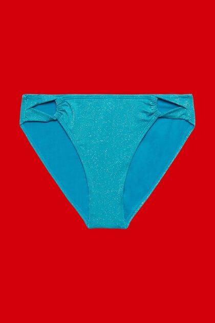 Bas de bikini brillant, TEAL BLUE, overview
