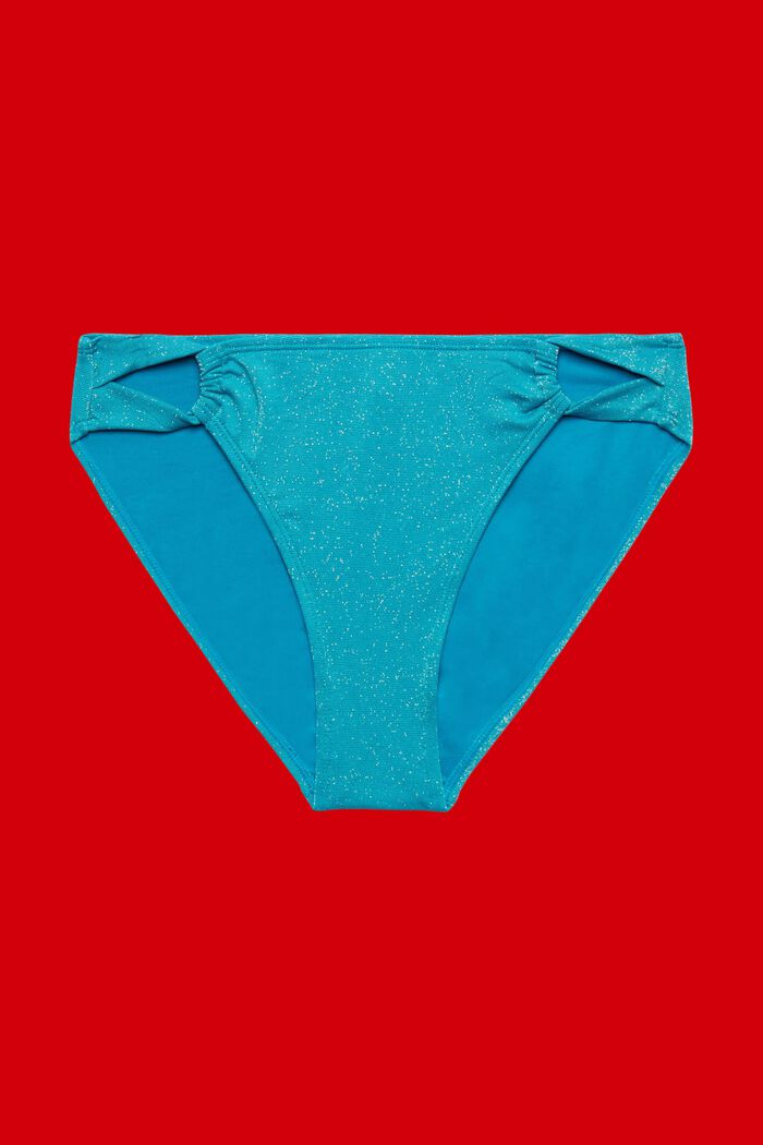 Bas de bikini brillant, TEAL BLUE, detail image number 3