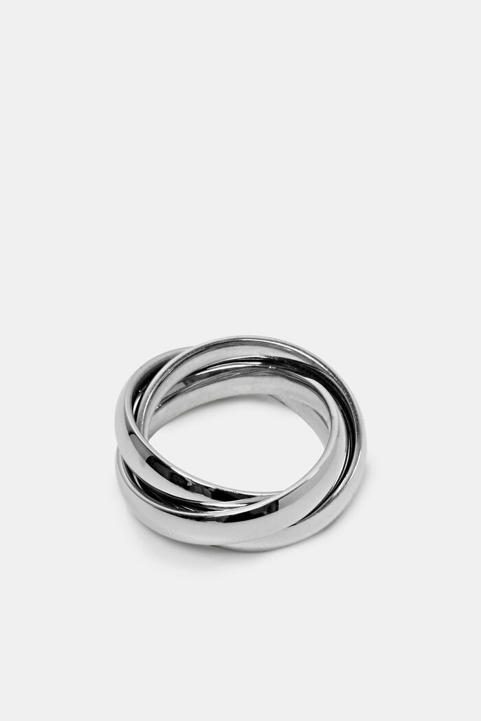 Trio-ring van edelstaal, SILVER, detail image number 0
