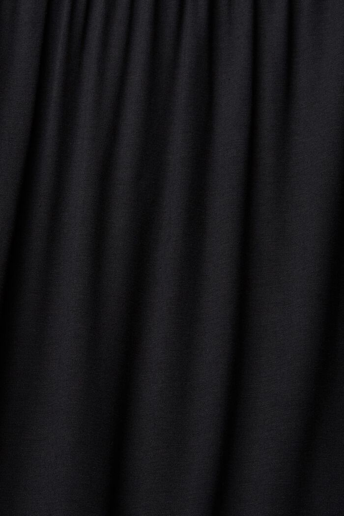 Midi-jurk van jersey, LENZING™ ECOVERO™, BLACK, detail image number 1