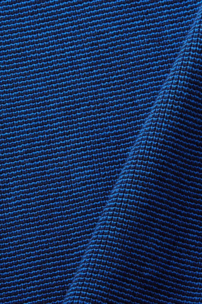 Pull-over rayé à col montant, NAVY, detail image number 5
