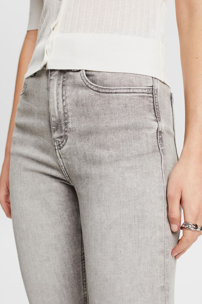 Jean Racer Bootcut à taille ultra haute, GREY LIGHT WASHED, detail image number 4