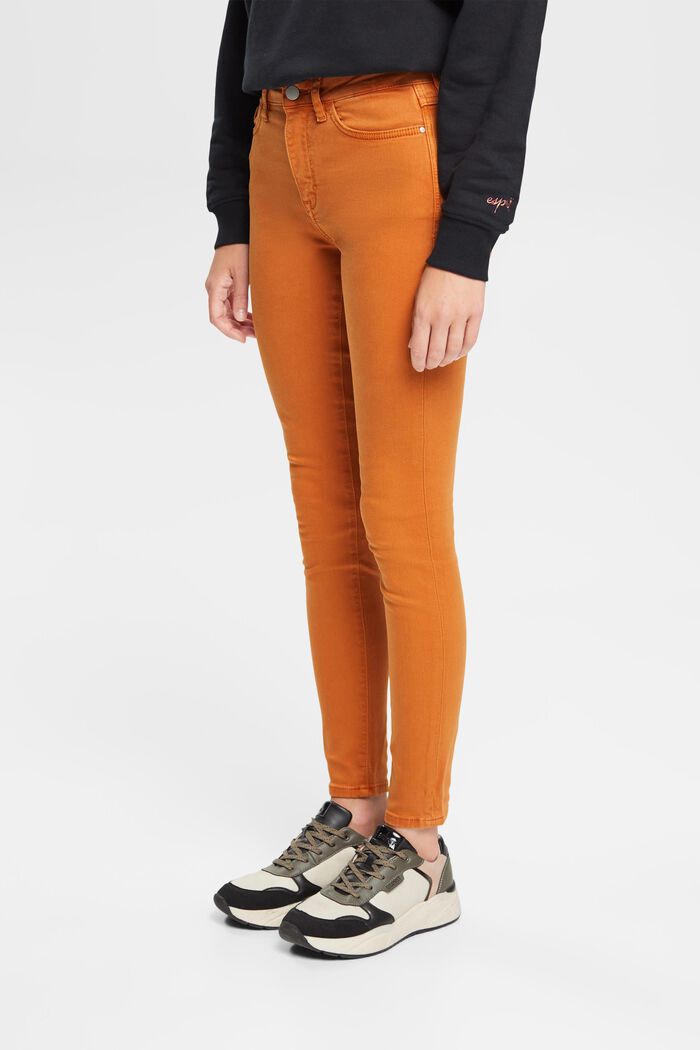 Pantalon stretch de coupe Skinny Fit, HONEY YELLOW, detail image number 0