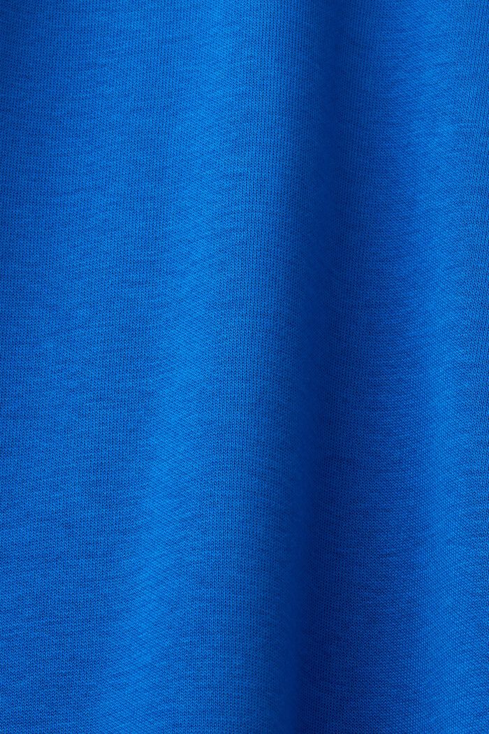 Sweatshirt met logoborduursel, BRIGHT BLUE, detail image number 5