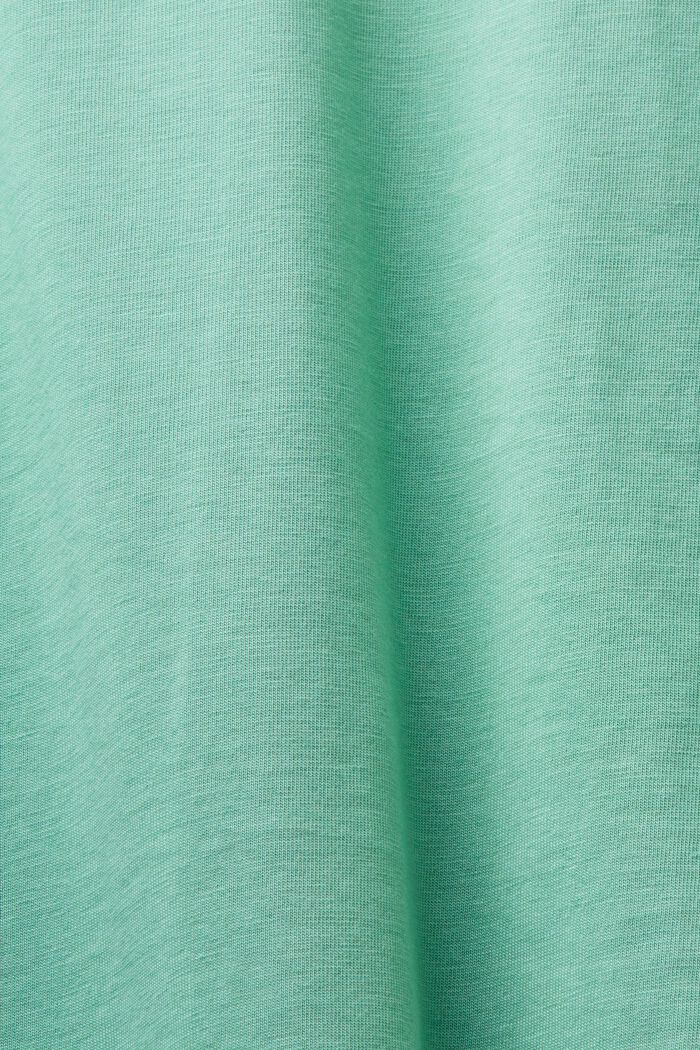 T-shirt en jersey à col ras-du-cou, DUSTY GREEN, detail image number 5