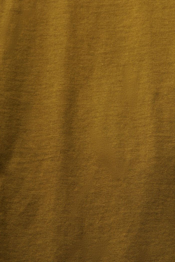 Jersey T-shirt van organic cotton, OLIVE, detail image number 5