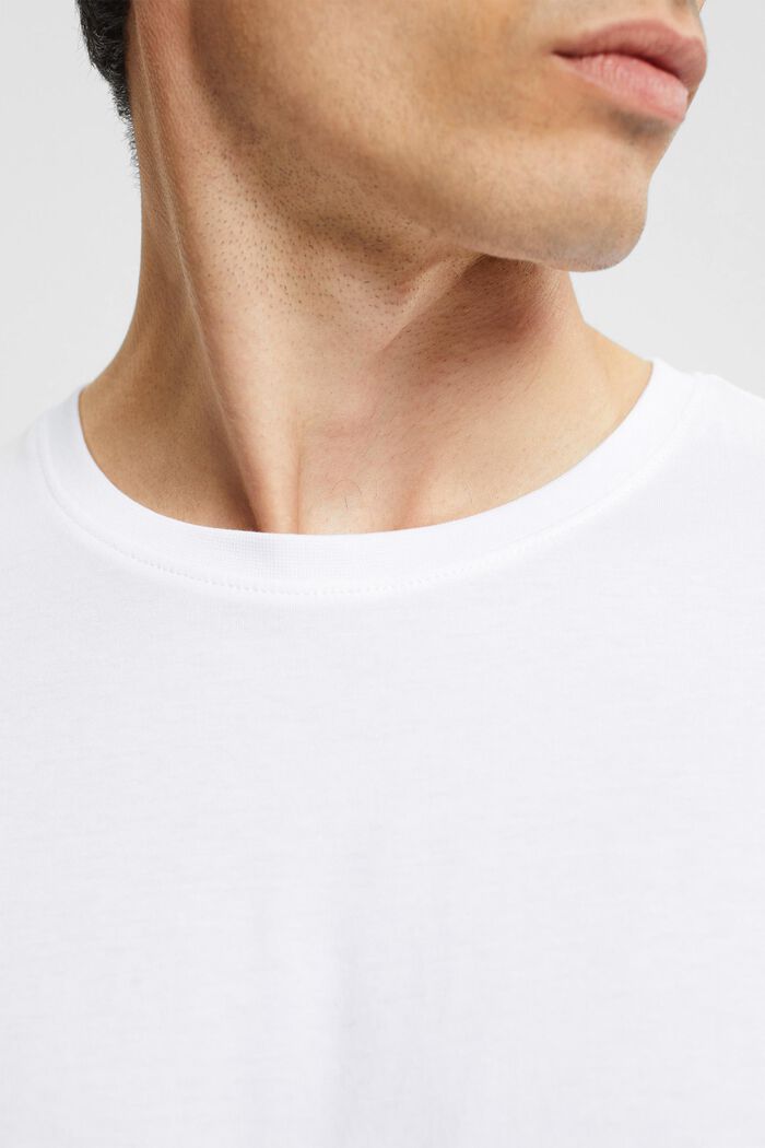 T-shirt en jersey, 100 % coton, WHITE, detail image number 0