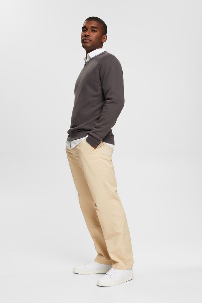 Chino de coupe Wide Fit, CREAM BEIGE, detail image number 0
