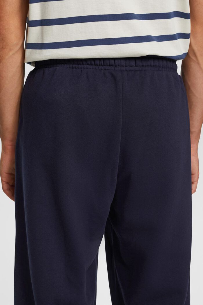 Pantalon de jogging à logo surpiqué, NAVY, detail image number 4