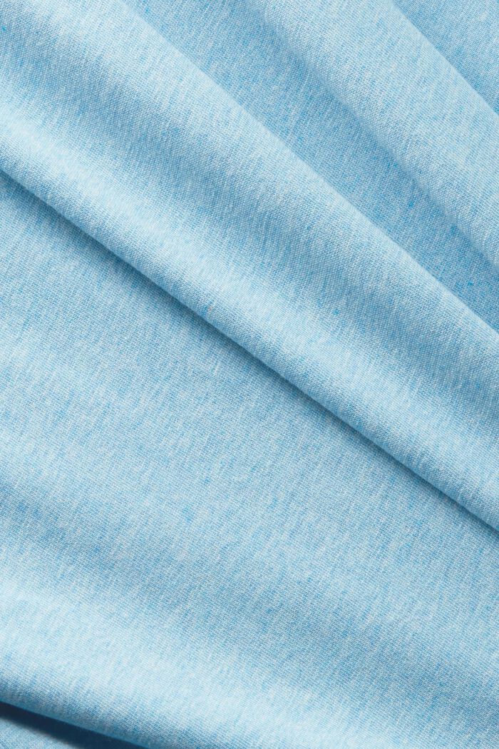 Polo chiné, LIGHT TURQUOISE, detail image number 4