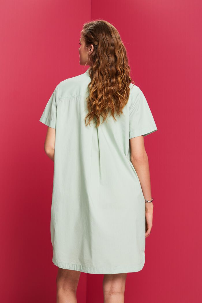 Mini robe-chemise, 100 % coton, CITRUS GREEN, detail image number 3