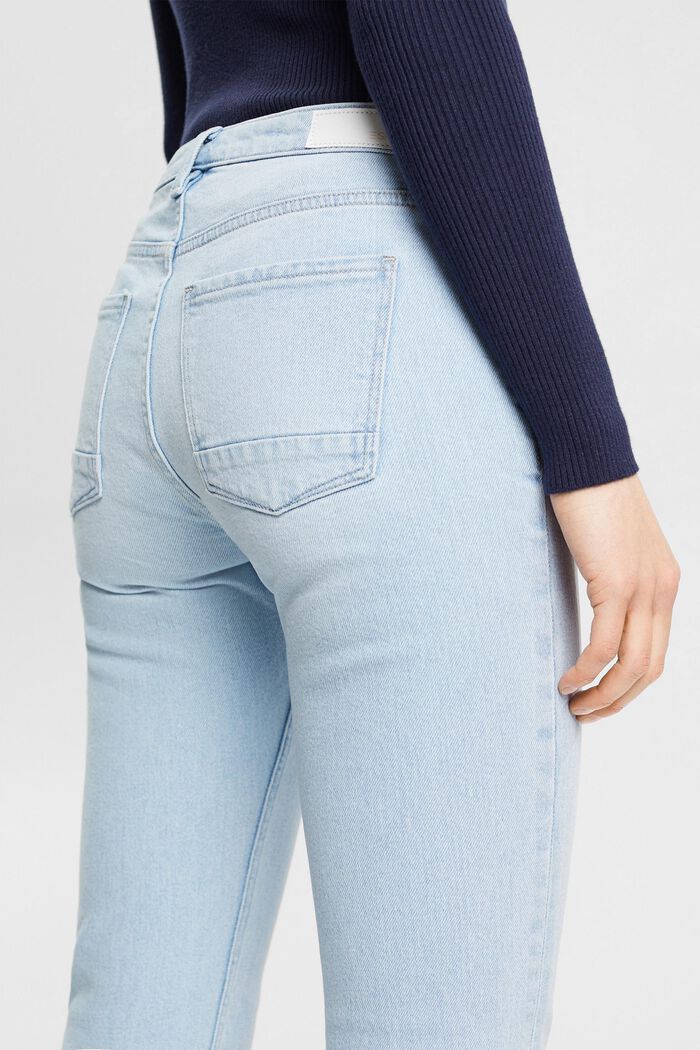 Jeans met rechte pijpen, BLUE BLEACHED, detail image number 2