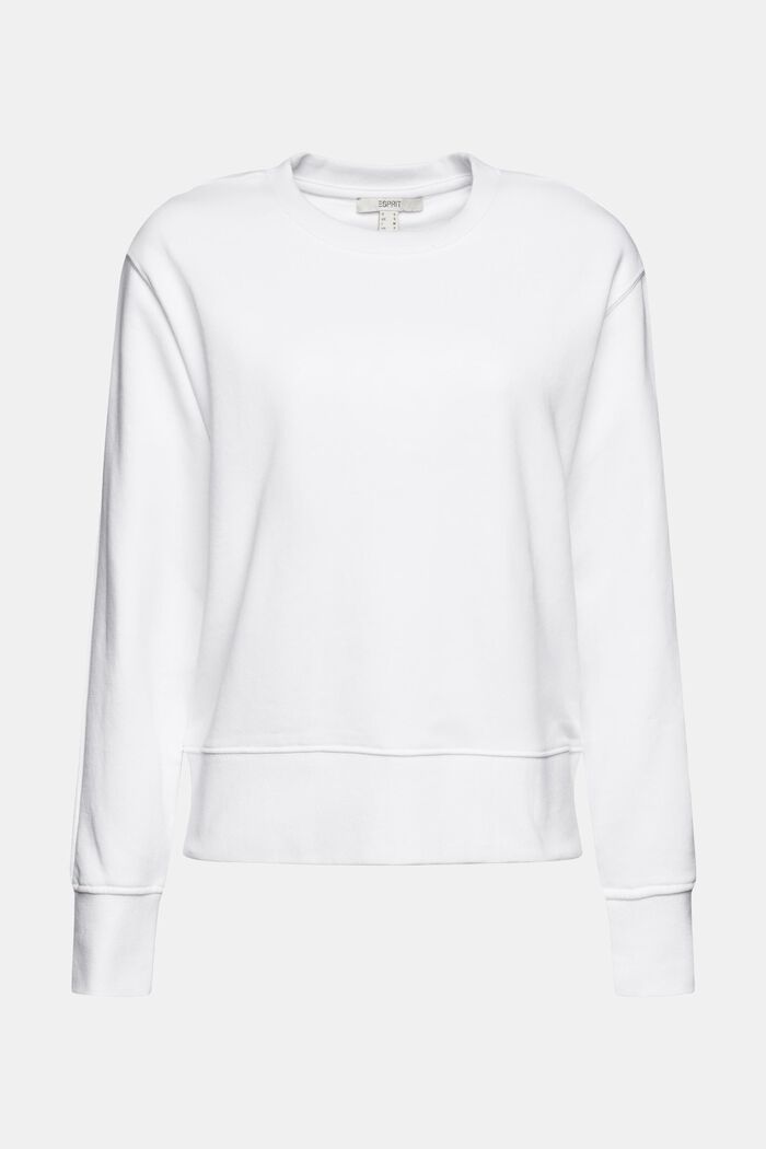 Sweatshirt met ronde hals, WHITE, detail image number 6