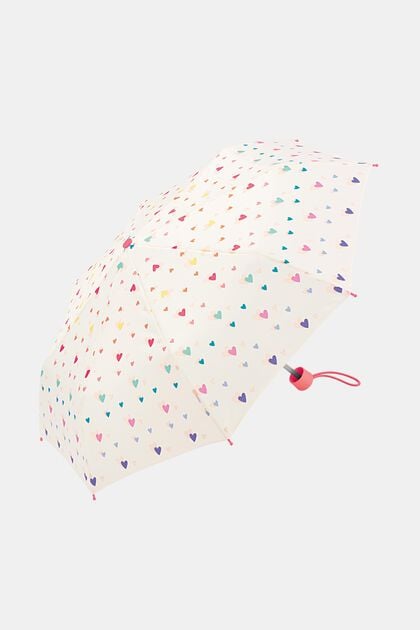 Kleine paraplu voor kinderen met lieve hartjes, ONE COLOR, overview