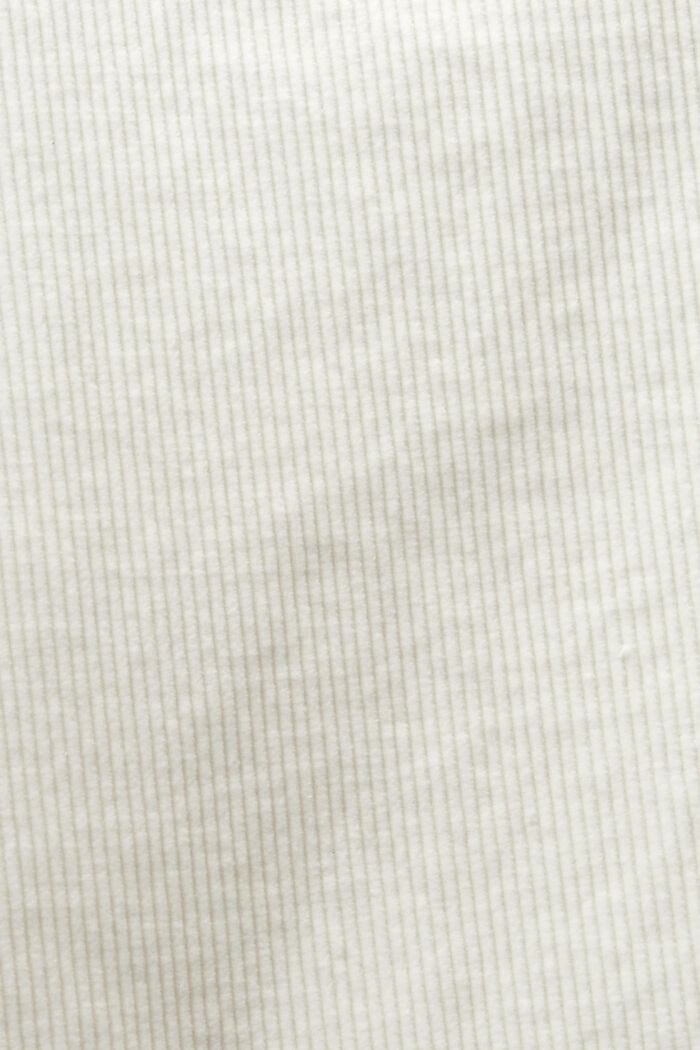 Corduroy broek met wijde pijpen en hoge taille, ICE, detail image number 6