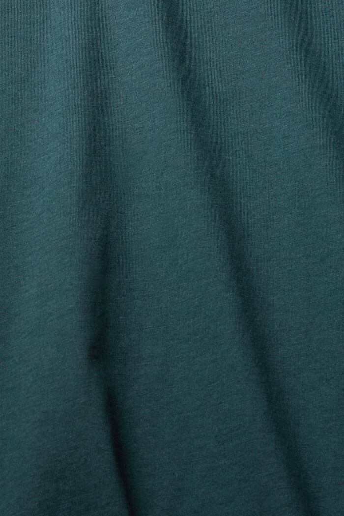 Jersey T-shirt, 100% katoen, TEAL BLUE, detail image number 1