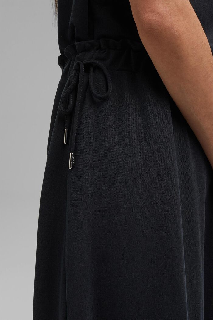 Jupe maxi longueur en jersey à teneur en fibres LENZING™ ECOVERO™, BLACK, detail image number 2