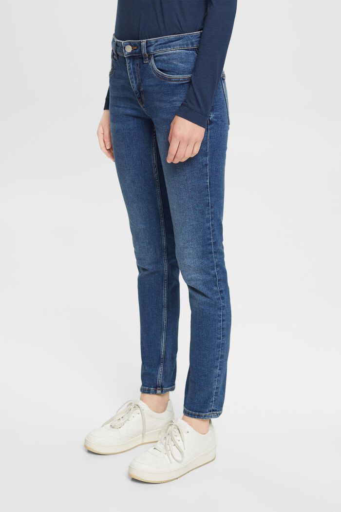 Slim fit-jeans met stretch