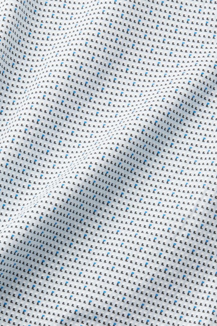 Slim fit-overhemd met patroon all-over, LIGHT BLUE, detail image number 5