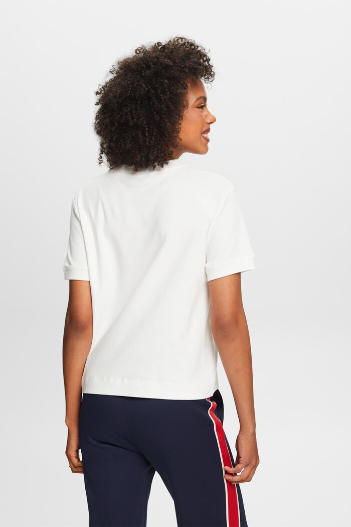 T-shirt à manches courtes et col ras-du-cou, OFF WHITE, detail image number 2