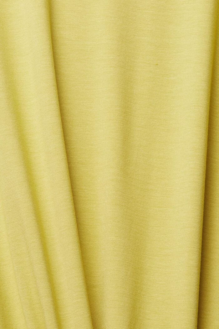 Van TENCEL™: nachthemd met een gedrapeerde look, YELLOW, detail image number 4