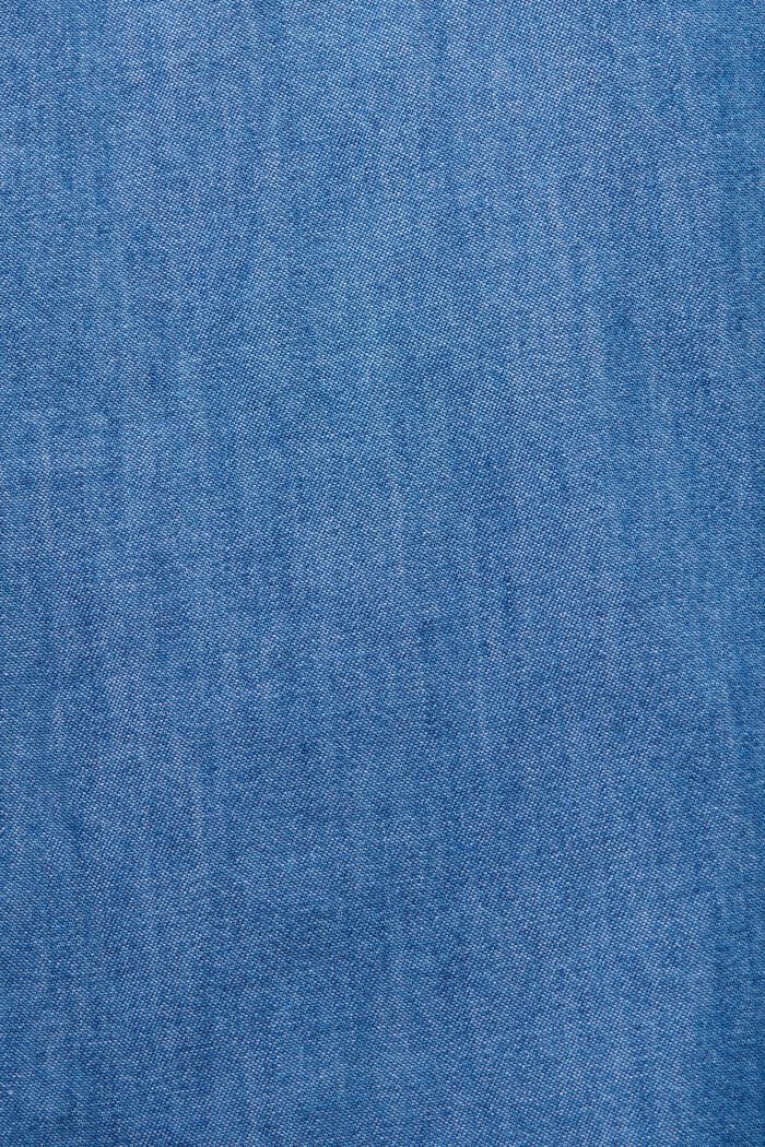 Robe en jean léger dotée d’une ceinture à nouer, BLUE MEDIUM WASHED, detail image number 4
