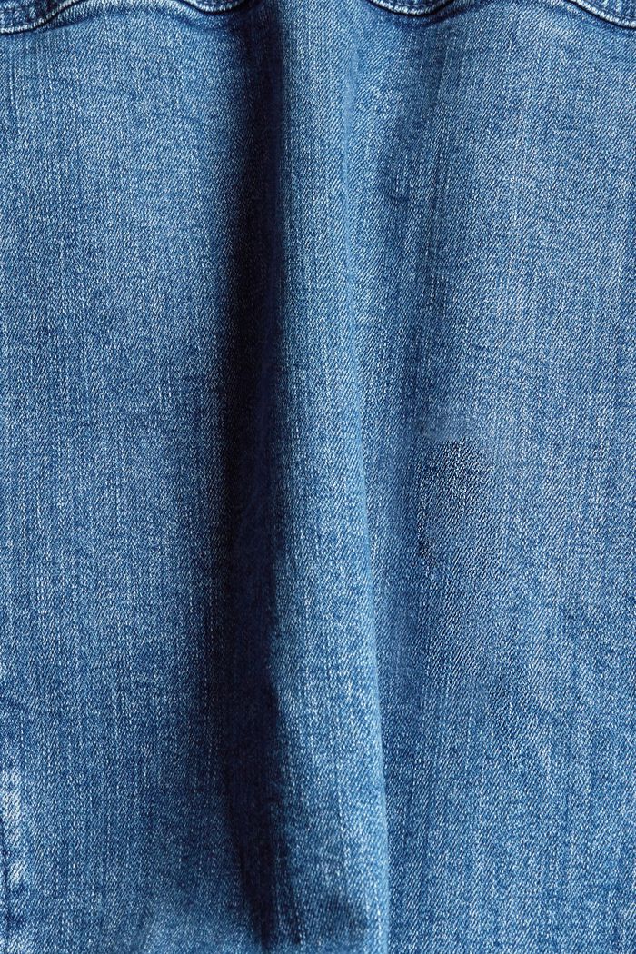 Veste en jean au look oversize, BLUE MEDIUM WASHED, detail image number 4