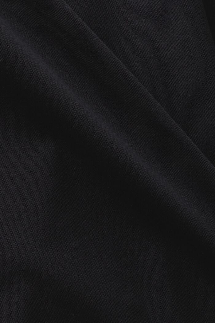 Uniseks T-shirt van katoen-jersey met logo, BLACK, detail image number 6