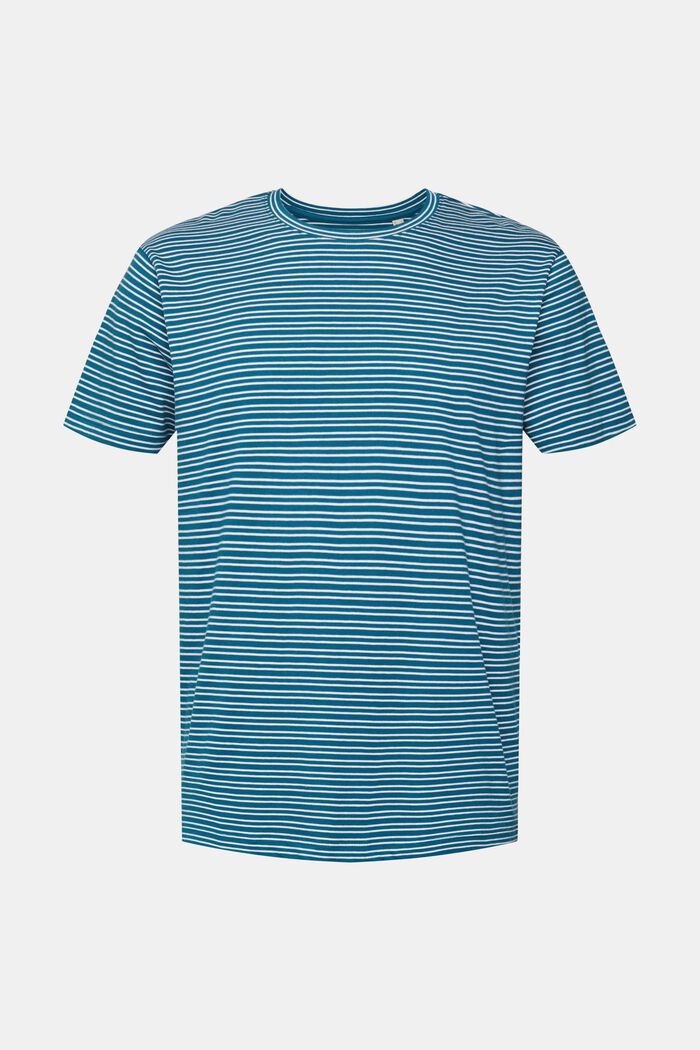 Jersey T-shirt, 100% katoen, PETROL BLUE, detail image number 2
